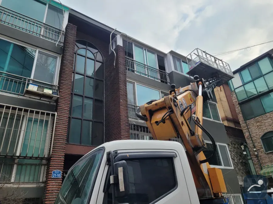 강원 고소작업차 전기·통신 작업 현장